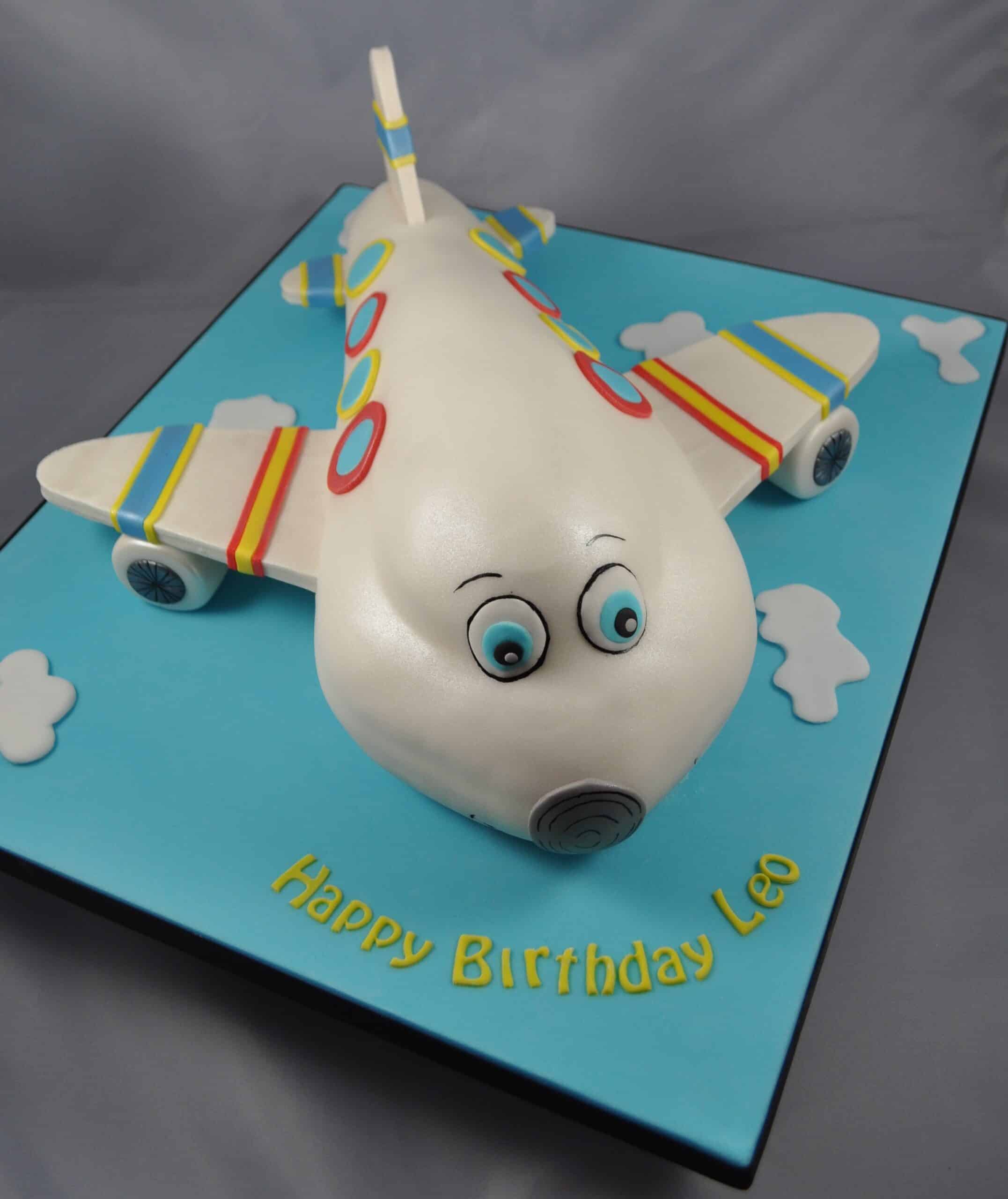 Aeroplane novelty cake